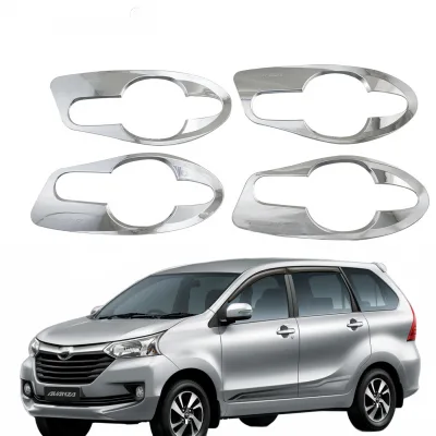 Chrome Plated Door Handle Bowl Covers ABS Exterior Trim Protectors for Avanza 2016 Chrome Plated Door Handle Bowl Covers ABS Exterior Trim Protectors for Avanza 2016