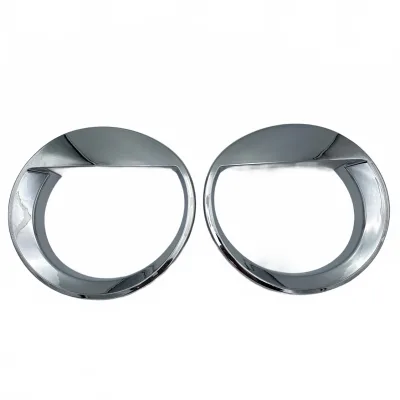 Chrome Plated Headlight Bezel Trim Rings Bird Style Decorative Cover for Retrofit Modified Headlights, 2-Piece Set Chrome Plated Headlight Bezel Trim Rings Bird Style Decorative Cover for Retrofit Modified Headlights, 2-Piece Set