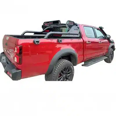 Heavy Duty Steel Roll Bar with Top Cargo Basket Rack for JAC T8 T9 Hunter Hantu Pickup Trucks Heavy Duty Steel Roll Bar with Top Cargo Basket Rack for JAC T8 T9 Hunter Hantu Pickup Trucks