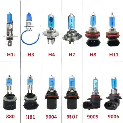 Super White Halogen Headlight Bulbs 12V Quartz Glass Lamp for H1 H3 H4 9005 9006 9007