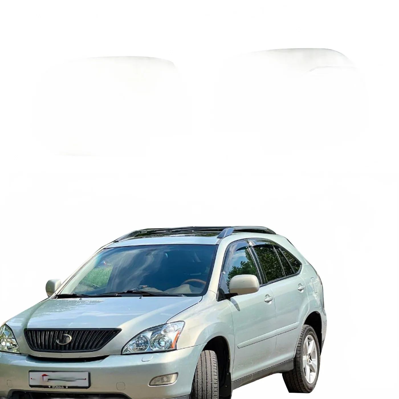Side Mirror Cover with Sequential LED Turn Signal Light Pearl White for Lexus RX330 RX350 2002-2008