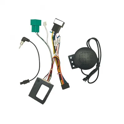 Android Screen Navigation Power Cable Assembly with Speaker Radio Antenna and Canbus Decoder for Chevrolet Orlando and Cavalier Android Screen Navigation Power Cable Assembly with Speaker Radio Antenna and Canbus Decoder for Chevrolet Orlando and Cavalier