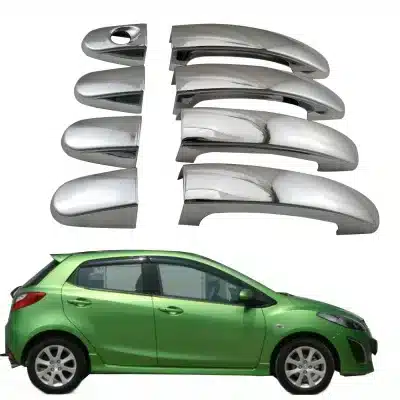 Chrome Exterior Door Handle Covers for Mazda BT-50 2012-2019 Pickup – Triple Plated Trim Set Chrome Exterior Door Handle Covers for Mazda BT-50 2012-2019 Pickup – Triple Plated Trim Set