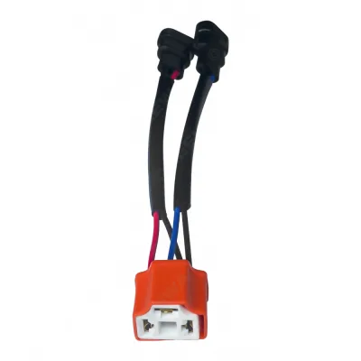 H4 Ceramic Socket to 9005 9006 Male Adapter Wiring Harness for Headlight Conversion H4 Ceramic Socket to 9005 9006 Male Adapter Wiring Harness for Headlight Conversion