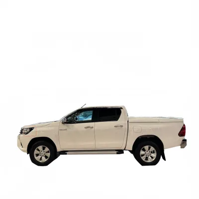 Matte Black Front Headlight Eyelids Eyebrows Covers with TRD Logo for Toyota Hilux REVO 2016-Present Matte Black Front Headlight Eyelids Eyebrows Covers with TRD Logo for Toyota Hilux REVO 2016-Present