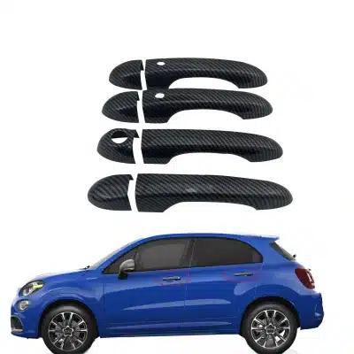 Exterior Door Handle Cover Trim Set for Fiat 500X 2016-2023, Protective Door Handle Overlays Exterior Door Handle Cover Trim Set for Fiat 500X 2016-2023, Protective Door Handle Overlays