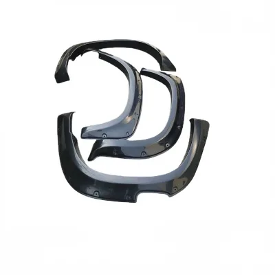 Fender Flares for Mitsubishi L200, Vacuum Formed Wide Wheel Arc Protectors, Black Textured Exterior Trim Fender Flares for Mitsubishi L200, Vacuum Formed Wide Wheel Arc Protectors, Black Textured Exterior Trim