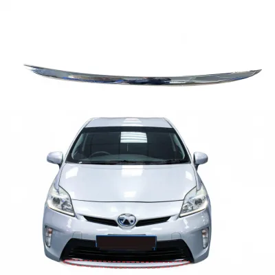 Chrome Front Bumper Garnish Trim Set Made of Electroplated ABS for Toyota Prius 30 2012