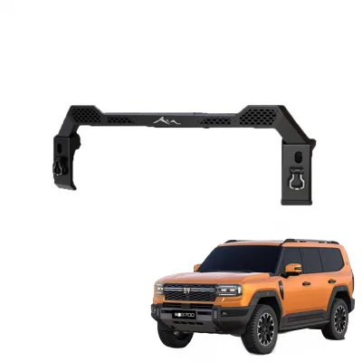 Heavy Duty Steel Bull Bar Guard Accessory with Integrated Spotlight Brackets for G700 Off-Road Front Bumper Enhancement Heavy Duty Steel Bull Bar Guard Accessory with Integrated Spotlight Brackets for G700 Off-Road Front Bumper Enhancement