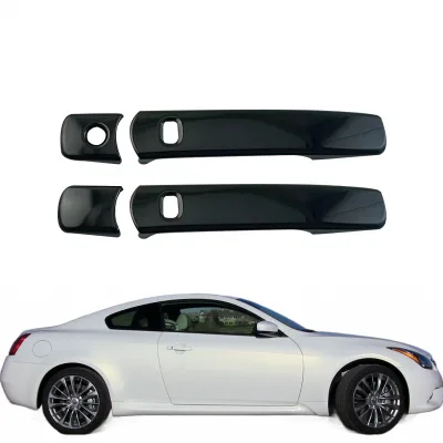 Gloss Black Exterior Door Handle Covers Trim for Infiniti G37 Coupe 2008-2013 Gloss Black Exterior Door Handle Covers Trim for Infiniti G37 Coupe 2008-2013