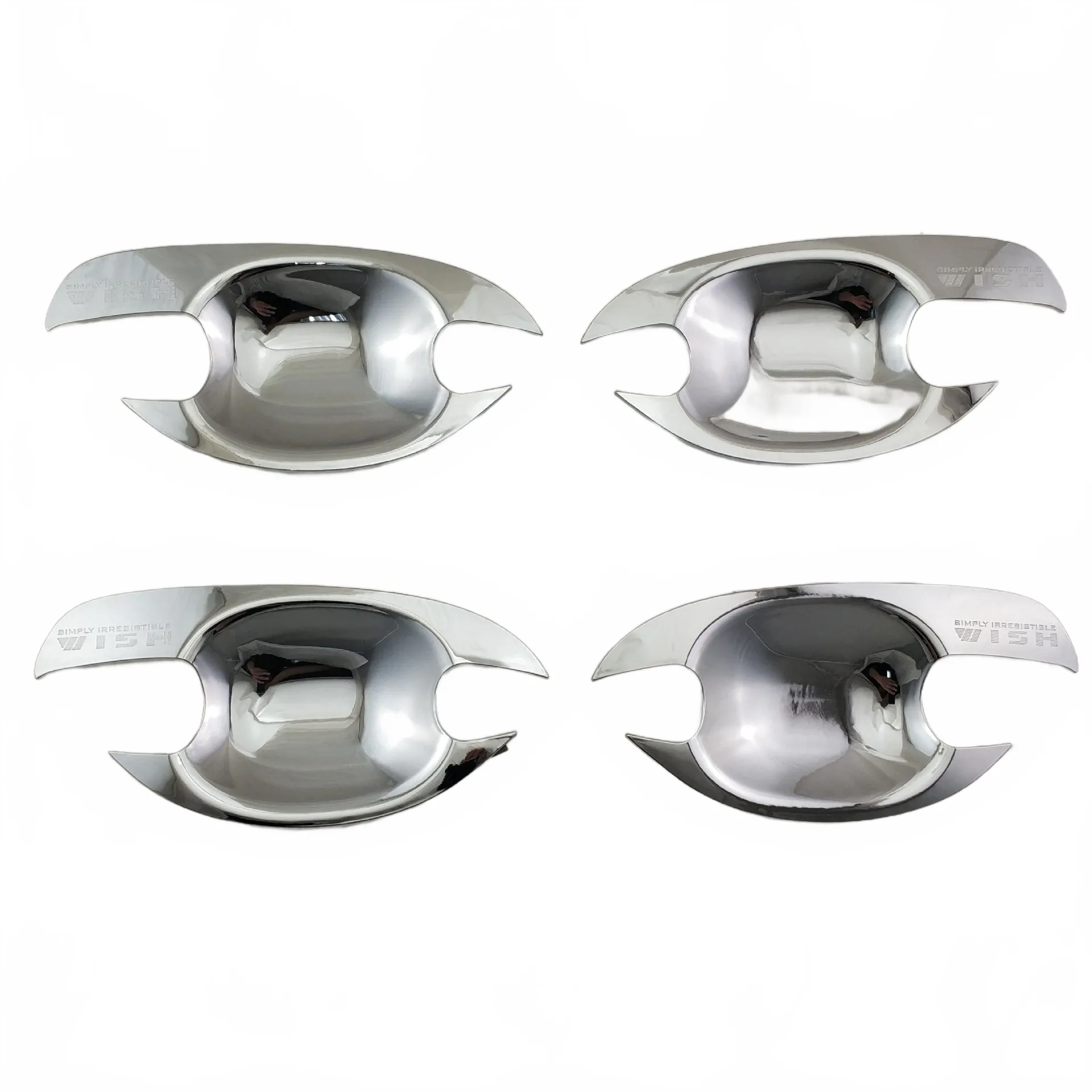 Chrome Exterior Door Handle Bowl Insert Cover Trim for Toyota Wish 2003-2009