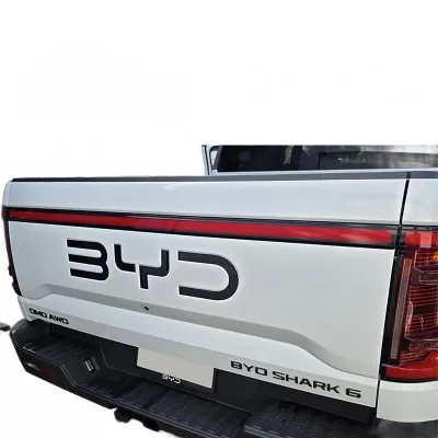 Matte Black Front and Rear Emblem Cover Decoration Kit for BYD Shark 6 Pickup
