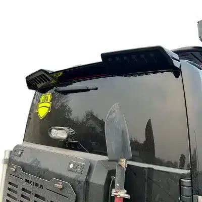 Glossy Black Rear Trunk Spoiler Wing for Haval H9, Sport Style Roof Spoiler with Drill-Free Installation Glossy Black Rear Trunk Spoiler Wing for Haval H9, Sport Style Roof Spoiler with Drill-Free Installation