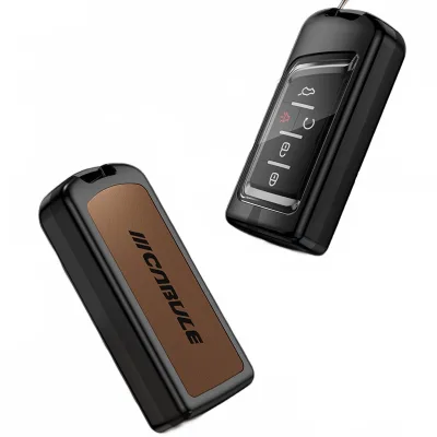 Metal Zinc Alloy and Leather Key Fob Cover Protector Case for GAC Trumpchi GA6 GS3 GS4 GS5 GS7 GS8 GM6 M6 M8 Smart Key