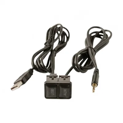 Universal Car Navigation Audio CD Adapter Cable with USB AUX Interface and Dust Cap Universal Car Navigation Audio CD Adapter Cable with USB AUX Interface and Dust Cap