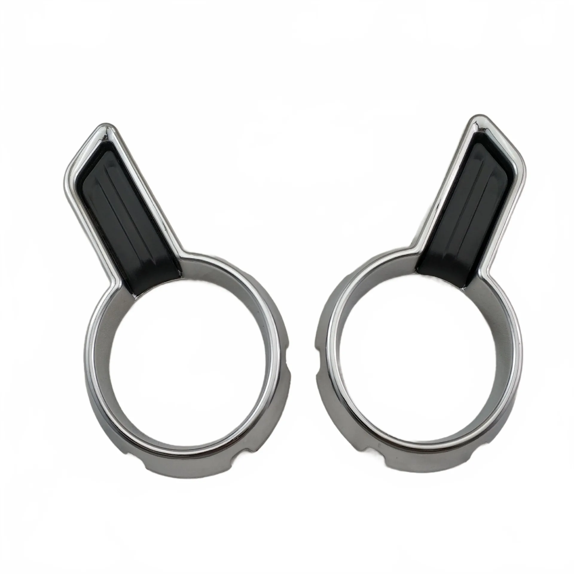 Front Fog Light Cover Trim Chrome Plated Decorative Frame for Hilux Revo 2016