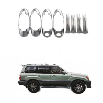 Exterior Door Handle Cover Bowl Trim Protection Set for Lexus LX470 and Toyota Land Cruiser FJ100 1998-2003 Exterior Door Handle Cover Bowl Trim Protection Set for Lexus LX470 and Toyota Land Cruiser FJ100 1998-2003