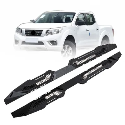 Heavy-Duty Manganese Steel Side Steps Running Boards for Nissan Navara NP300 Off-Road Nerf Bars Heavy-Duty Manganese Steel Side Steps Running Boards for Nissan Navara NP300 Off-Road Nerf Bars