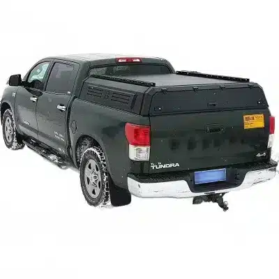 Hard Tri-Fold Tonneau Cover for Toyota Tundra Truck Bed Exterior Upgrade Hard Tri-Fold Tonneau Cover for Toyota Tundra Truck Bed Exterior Upgrade