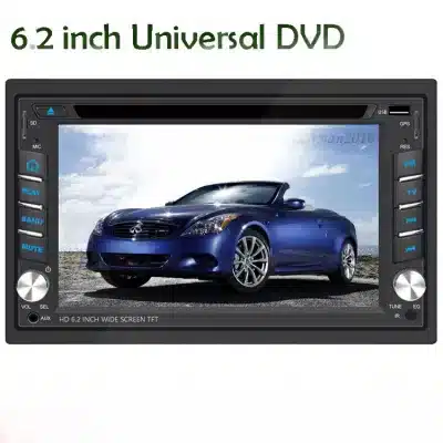 6.2 Inch Double Din Car DVD Navigation System with Bluetooth Radio and Rear View Camera Support 6.2 Inch Double Din Car DVD Navigation System with Bluetooth Radio and Rear View Camera Support