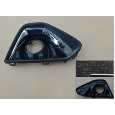 Front Fog Light Cover Chrome Trim for GWM Haval F7 4C20 Left Right Replacement Front Fog Light Cover Chrome Trim for GWM Haval F7 4C20 Left Right Replacement