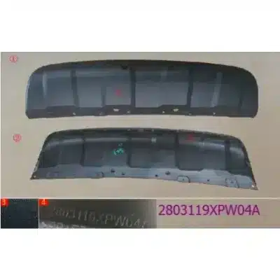 For Great Wall Pao 2023 Front Bumper Guard Plate No Holes CC1030-Pao CC1030-Pao 2023 2803119XPW04A/2803133XPW42A