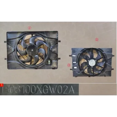 Radiator Cooling Fan Assembly for GWM Haval Jolion, Replacement Part 1308100XGW02A Radiator Cooling Fan Assembly for GWM Haval Jolion, Replacement Part 1308100XGW02A