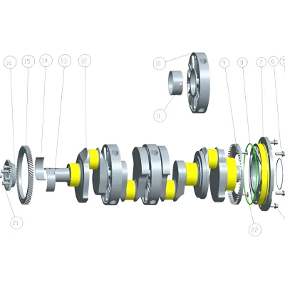 Sida Power Rear Crankshaft Position Signal Wheel for SD4V25 2.5T Diesel Engine (1005087-1-V1055R) Sida Power Rear Crankshaft Position Signal Wheel for SD4V25 2.5T Diesel Engine (1005087-1-V1055R)