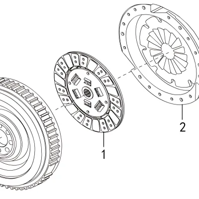 GWM Clutch Pressure Plate Assembly for GW2.5 Diesel Engine – 1601200-E05(YD) GWM Clutch Pressure Plate Assembly for GW2.5 Diesel Engine – 1601200-E05(YD)