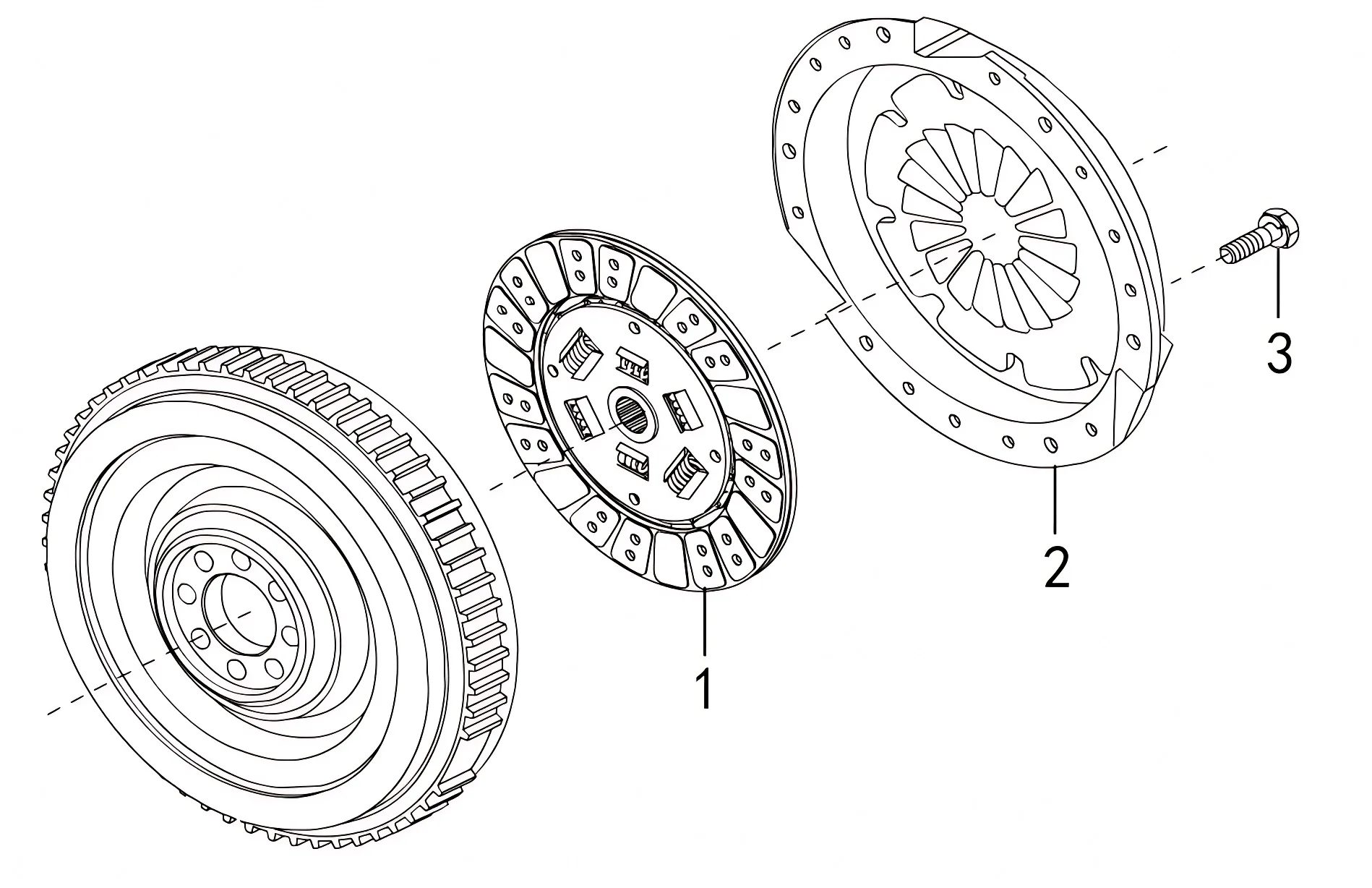 GWM Clutch Pressure Plate Assembly for GW2.5 Diesel Engine – 1601200-E05(YD)