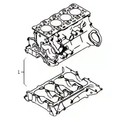 Genuine GWM Cylinder Block Assembly for GW4D20M 2.0L Diesel Engine – 1002100XED95 Genuine GWM Cylinder Block Assembly for GW4D20M 2.0L Diesel Engine – 1002100XED95