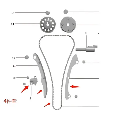 Timing Repair Kit for JT15T 1.5L Turbocharged Gasoline Engine – Part No. 1007250-0408-001 Timing Repair Kit for JT15T 1.5L Turbocharged Gasoline Engine – Part No. 1007250-0408-001