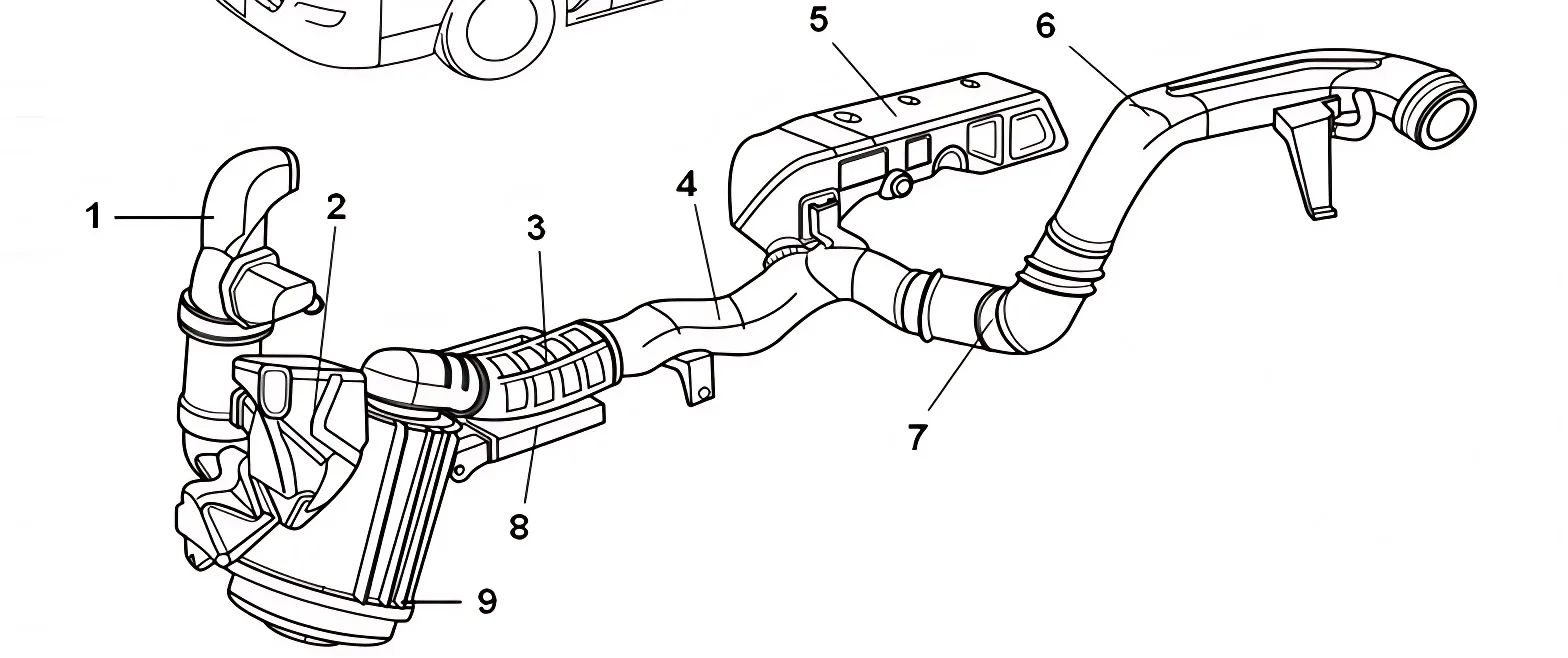 Joylong Commuter Hiace Air Filter Intake Hose – 17861-75110