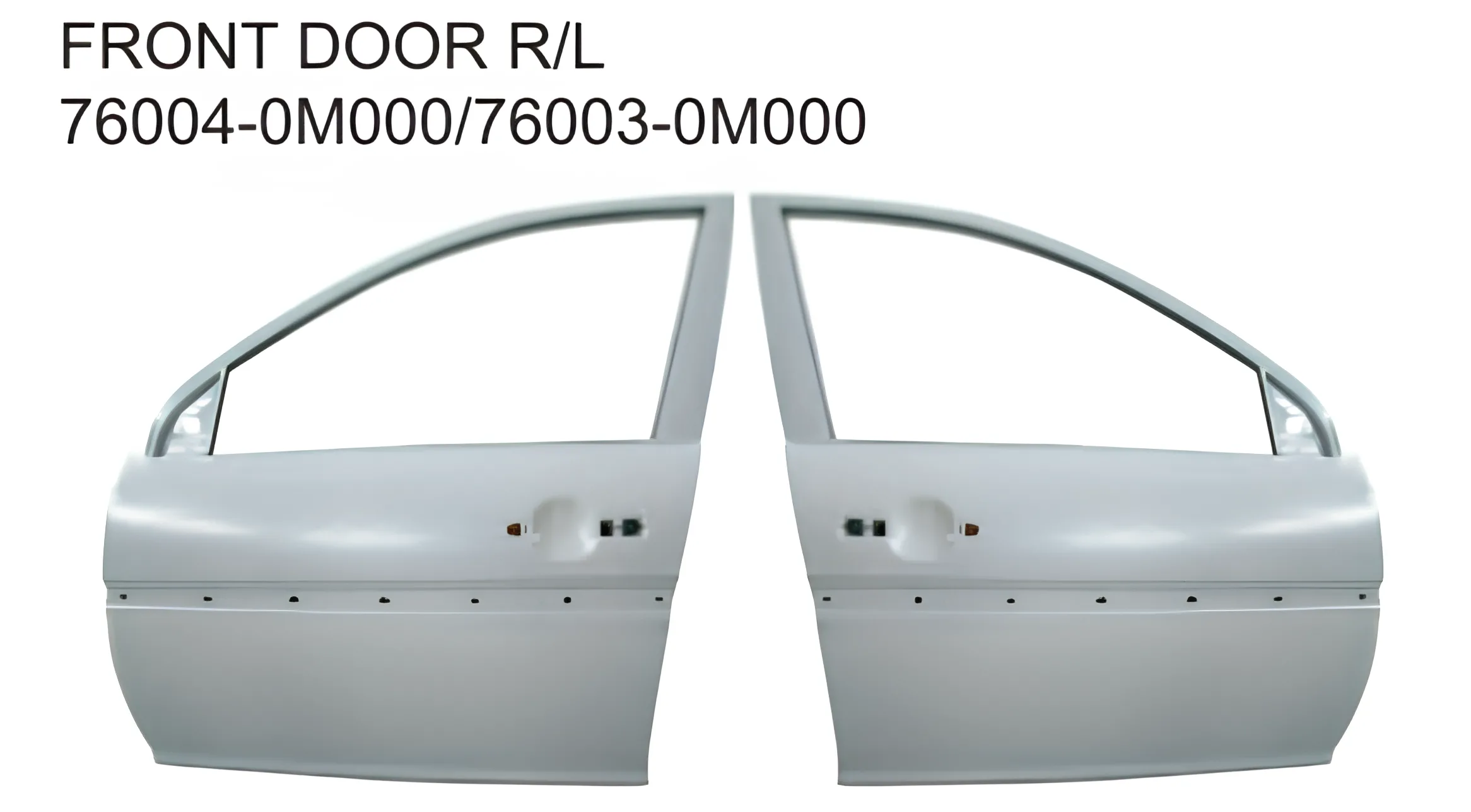 Front Door Left & Right for 2006 Hyundai Accent OEM 76003-0M000 76004-0M000 Replacement