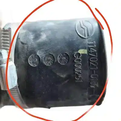 ZX Auto Grand Tiger Air Filter Intake Hose – Part No. 1147021-0100 / ZW1109121-0755-001