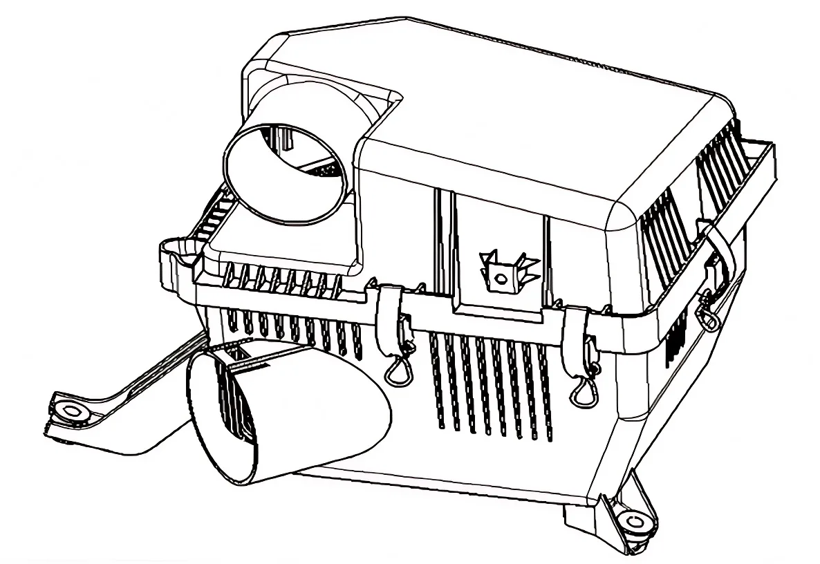 JAC Motors Shuailing T8 Air Filter Assembly – Part 1109100P3030