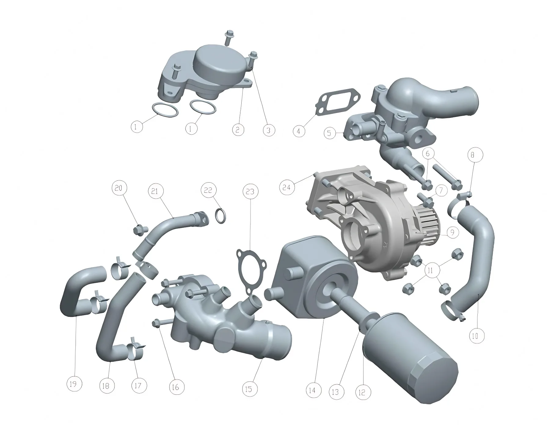 Sida Power SD4V25 Engine Thermostat Gasket – 1306012-V1055R