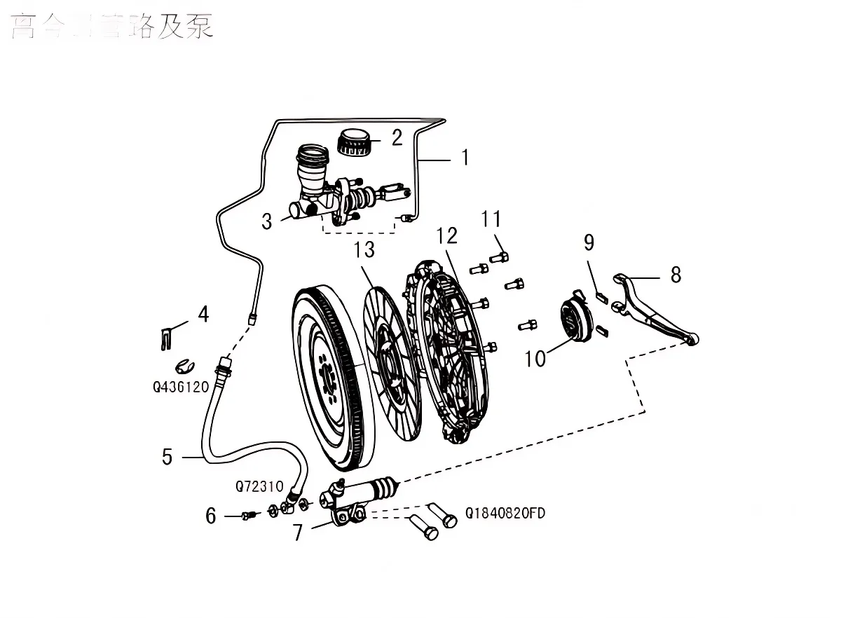 Clutch Disc for 491 2.2L Engine (Toyota 4Y Style) – 1601050-E00/JM0040A