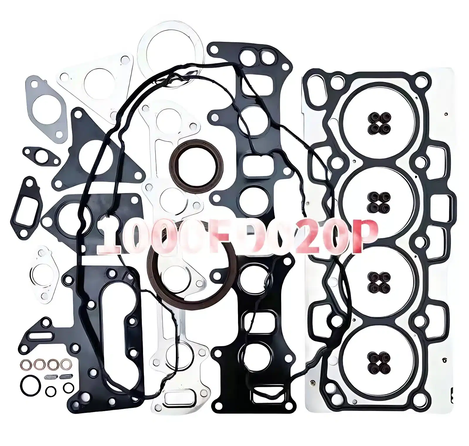 JAC Motors Engine Overhaul Gasket Set for HFC4DB2-1D1 2.0L Diesel, Part 1000050-0060-001