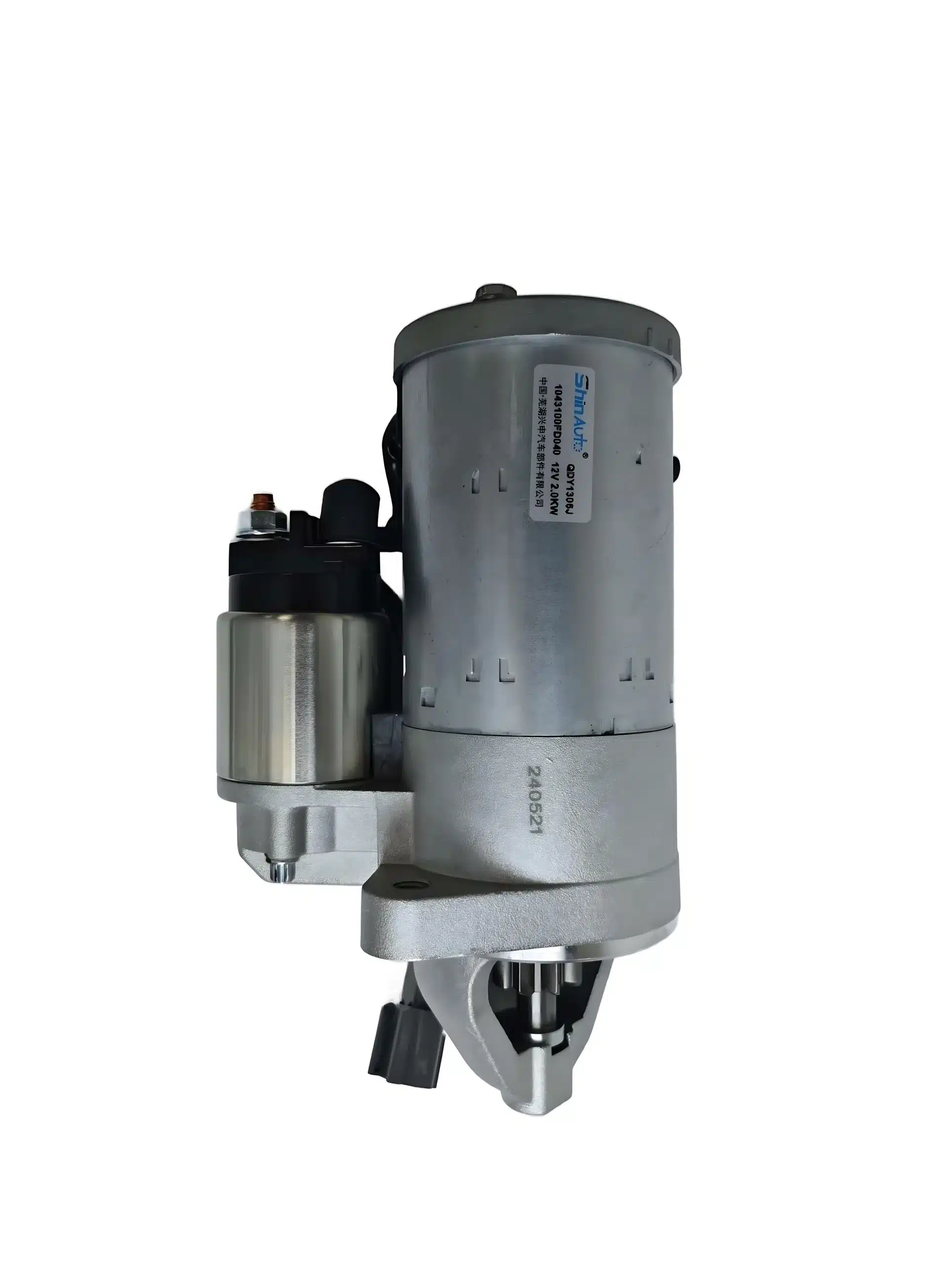 JAC Motors Starter Motor Assembly for HFC4DB2-1D1 2.0L Diesel Engine (3708000-0070-002)