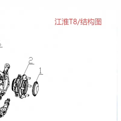 JAC Shuailing T6 Front Wheel Dust Cover Assembly – Part Number 3103025-0006-001 JAC Shuailing T6 Front Wheel Dust Cover Assembly – Part Number 3103025-0006-001