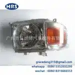 Halogen Headlight Housing Lamp for 2007-2018 Toyota Land Cruiser 70 Series Pickup HZJ79 VDJ79 GRJ79, Left/Right Replacement