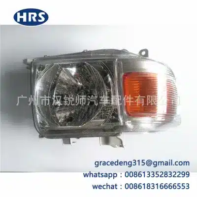 Halogen Headlight Housing Lamp for 2007-2018 Toyota Land Cruiser 70 Series Pickup HZJ79 VDJ79 GRJ79, Left/Right Replacement Halogen Headlight Housing Lamp for 2007-2018 Toyota Land Cruiser 70 Series Pickup HZJ79 VDJ79 GRJ79, Left/Right Replacement