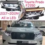 LED Headlight Assembly with 6000K Clear Beam for 2017-2019 Toyota Land Cruiser Prado LC150
