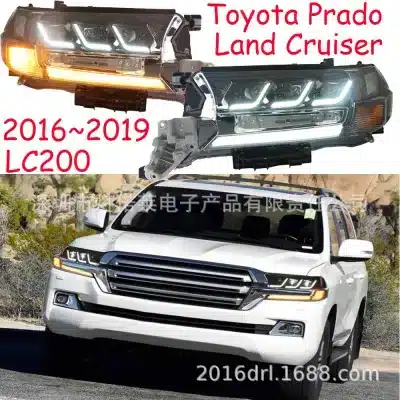 Full LED Headlight Assembly with DRL Replacement for 2016-2019 Land Cruiser Prado LC200 Style Full LED Headlight Assembly with DRL Replacement for 2016-2019 Land Cruiser Prado LC200 Style