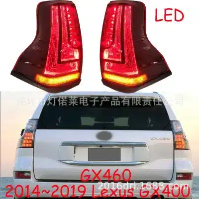 LED Rear Bumper Tail Light Brake Lamp Assembly for Lexus GX460 GX400 2014-2019, Red Lens LED Rear Bumper Tail Light Brake Lamp Assembly for Lexus GX460 GX400 2014-2019, Red Lens