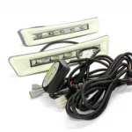LED Daytime Running Light DRL Fog Lamp Kit for Toyota Land Cruiser Prado 2700 FJ150 LC150, IP67 Waterproof