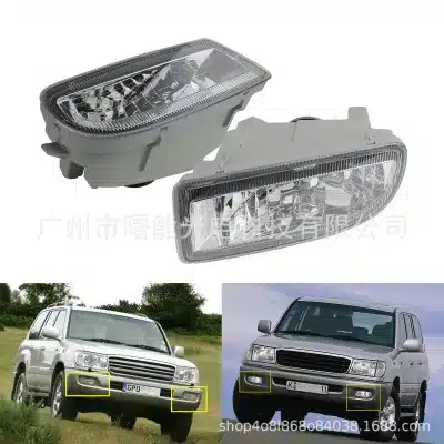 Front Bumper Fog Light for Toyota Land Cruiser 100 LC100 FJ100 1998-2006, LED Driving Lamp Right Side Front Bumper Fog Light for Toyota Land Cruiser 100 LC100 FJ100 1998-2006, LED Driving Lamp Right Side
