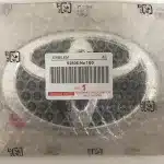 Crystal Front Grille Emblem Badge Hybrid Style Blue Logo for Toyota Highlander Corolla RAV4 Land Cruiser, PMMA 140mm x 96mm