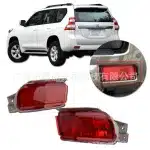 Rear Bumper Fog Lamp Reflectors for Toyota Land Cruiser Prado LC150 FJ150 2010-2015, Tail Bumper Light Right Side R, 81580-0G020